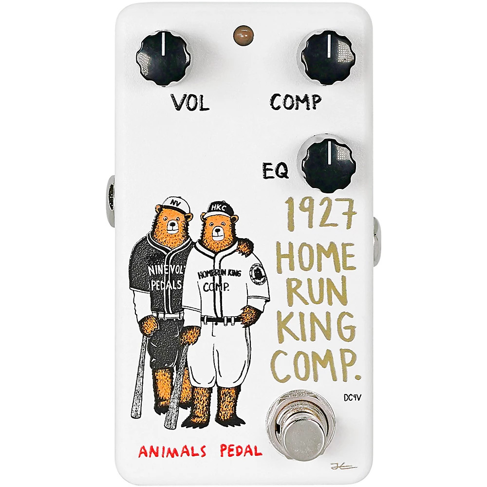 Педаль эффектов Animals Pedal 1927 Home Run King Compressor V2 Белый