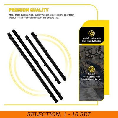 For 2010-2023 Lexus GX460 Front Rear Window Weatherstrip Seal Belt Trim 4-40PCS