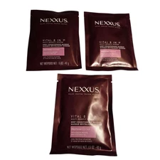 Lot of 3 Pack Nexxus Vital 8 in 1 Deep Conditioning Masque 1.5 OZ Each