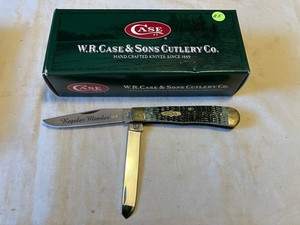 #85-Case XX USA 6254 SS ACK Alghny Mtn Trapper Knife Mfg. 2004 w/Box-Brand New