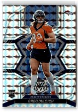 2022 Panini Mosaic Silver Mosaic Greg Dulcich #359 Denver Broncos