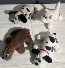 Tonka Pound Puppy Puppies 1980s Vintage Lot Of 4