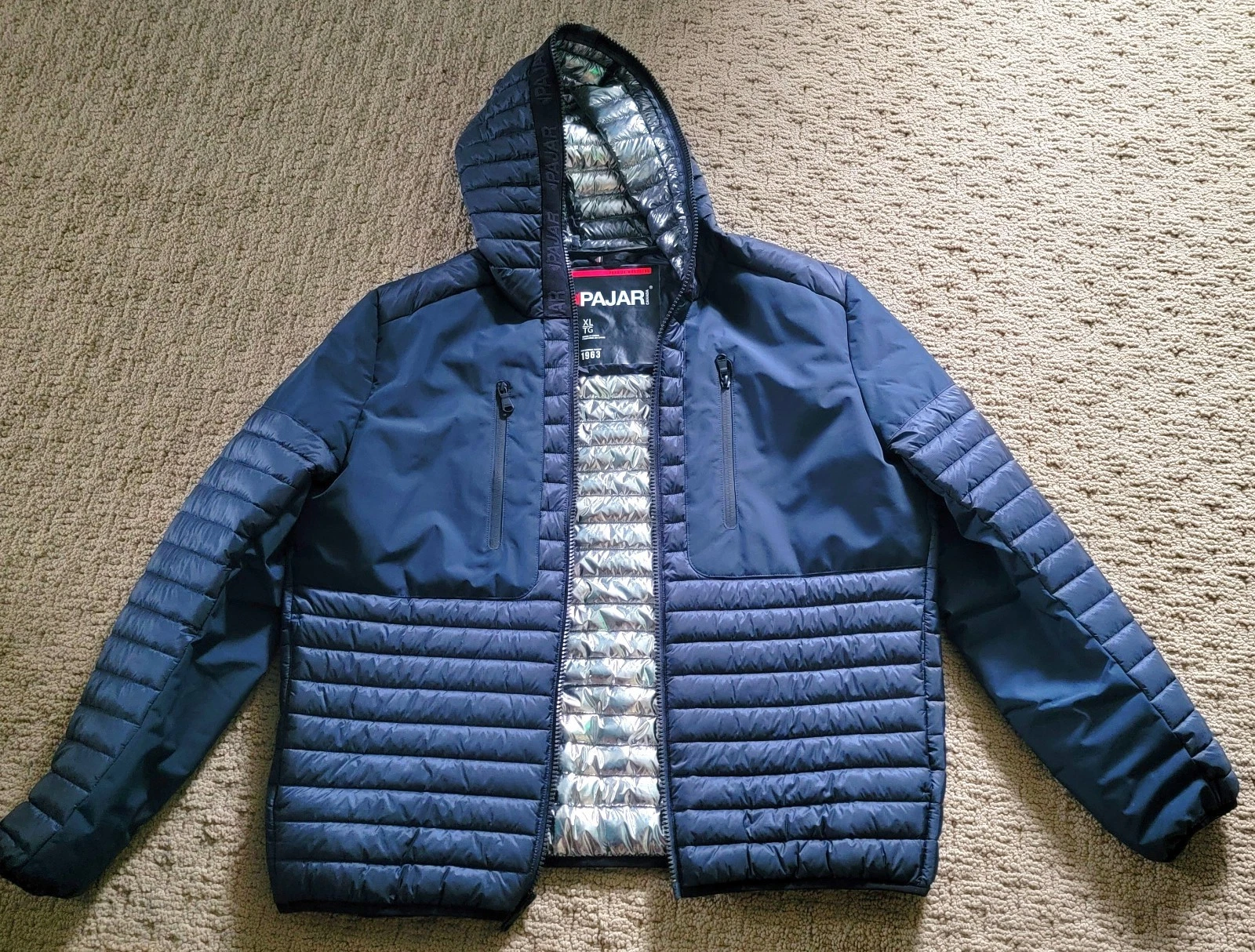 Pajar Finn Mixed Media Thinsulate® Packable Jacket - Insulated Men’s XL Navy