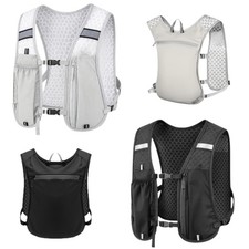Laufweste Herren Damen Sportweste 120g Fahrradweste Trinkrucksack Handytasche 1x