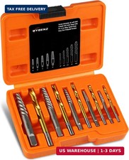14Pcs Screw Extractor and Left Hand Drill Bits Set, Easy Out Screw Extractor Set