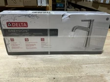 Delta Greydon Single Handle Single-Hole Bathroom Faucet in Polished Chrome