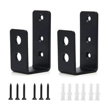 2x4 Door Barricade Brackets Security Bar U Bracket Heavy Duty Devices Night Lock