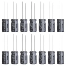 220uF 16V 6x12mm Electrolytic Capacitor 220 UF MFD 16 Volt 0.24x0.47in... 