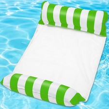 Inflatable Pool Float Hammock for Adults 4-in-1 Floating Water Lounger with