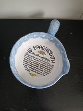 Sila Italy La Spaghettata stoneware pasta bowl 