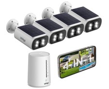 Solar Security Cameras Wireless Outdoor 4MP 4 Cam Kit 64GB