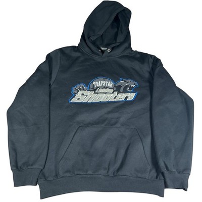 Trapstar Hoodie Herren Medium Schwarz London Shooters Logo Kapuzenpullover Pullover