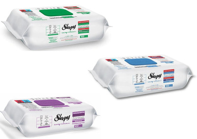 Sleepy Easy Clean 3er Set Reinigungstücher 3x100 Blatt Weißseife Orchidee  