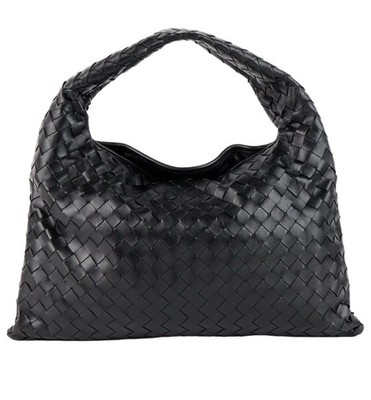 Bottega Veneta ''Hop'' Schultertasche Bag Schwarz Leder 46x26cm