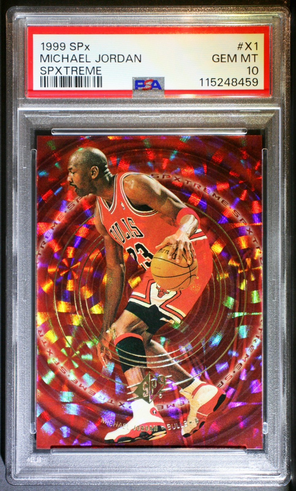 1999 Upper Deck SPx SPXTREME #X1 MICHAEL JORDAN Bulls PSA 10 GEM MINT HOF 🔥