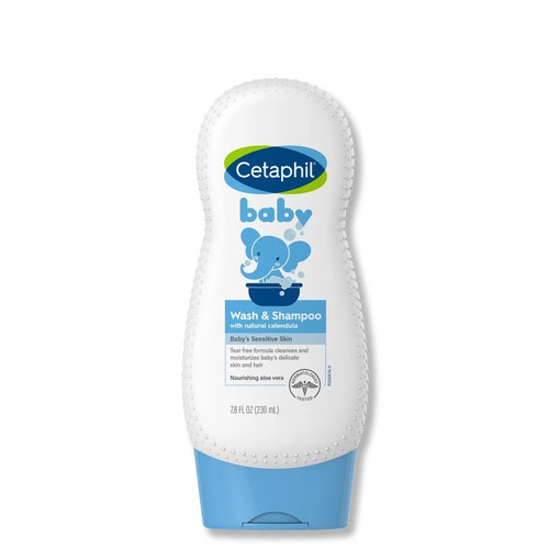 Cetaphil Baby Wash & Shampoo & Bio Calendula, tränenfrei, 7,8 Fl. Oz - Bild 1 von 2