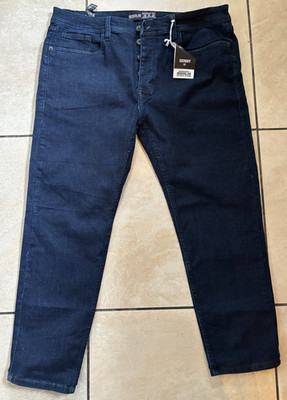 Indigolab Herren Skinny Jeans Stretch Denim Knopfleiste Taille 38'' Neu mit Etikett * Indigo Lab