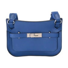 HERMES gypsiere mini Vaux Swift Blue france Women Shoulder Bag