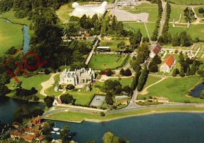 Ansichtskarte, Abtei Beaulieu und der National Motor Museum Complex