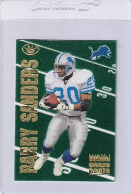 1996 Leaf Grass Roots #13 Barry Sanders 3242/5000 Detroit Lions