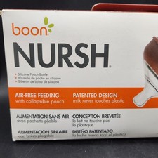 Boon Nursh Slow 0months Silicone Baby Bottles 3 Pack 4oz New Open Box