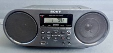 Sony Portable Boombox ZS-RS60BT Bluetooth Mega Bass AM/FM USB CD Radio Audio HTF