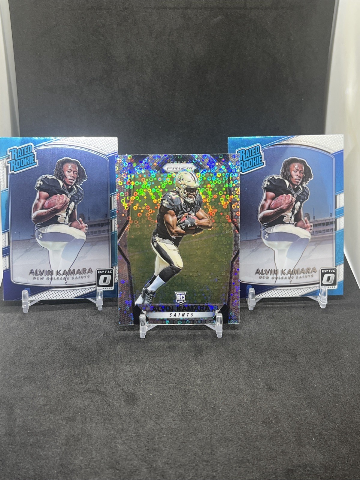 2017 Panini Prism Alvin Kamara DISCO PRIZM RC Rookie #291. Mint