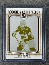 2022-23 The Cup Rookie Masterpieces Lucas Johansen Yellow Printing Plate 1/1