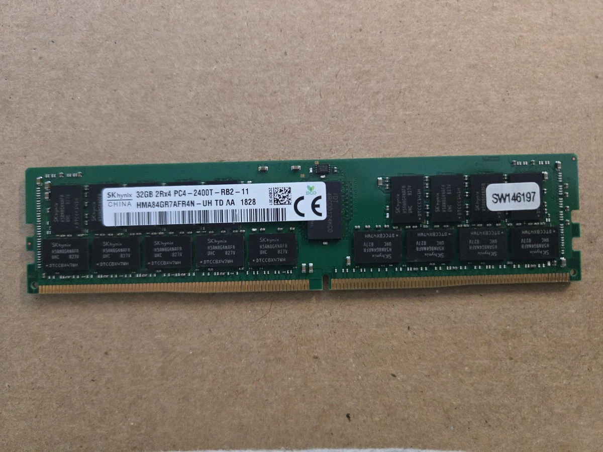 PC4-19200 (DDR4-2400) Bus Speed Server RAM 32 GB Capacity per