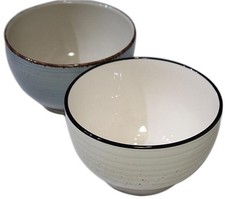 6er Müslischalen Set 700 ml 6 Pers. Salat-/Suppenschale handgemalt 15163