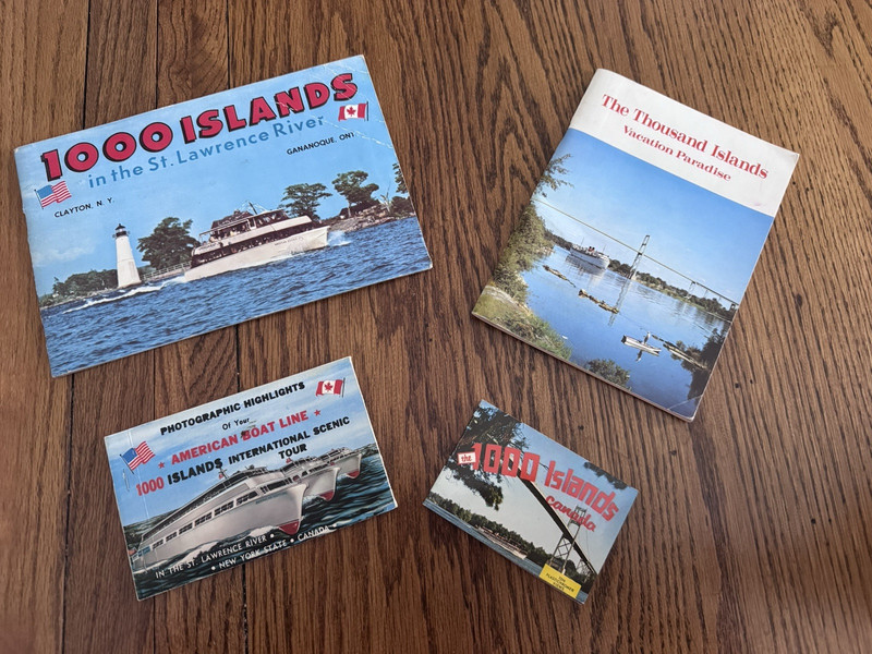 Vintage Souvenir Photo Book Thousand Islands New York State And Canada 1960s