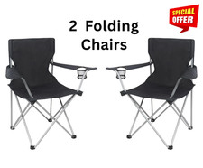 Ozark Trail Basic Quad Folding Camp Chair wit...