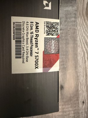Brand New Sealed AMD Ryzen 7 5700X AM4 (Zen 3) Processor