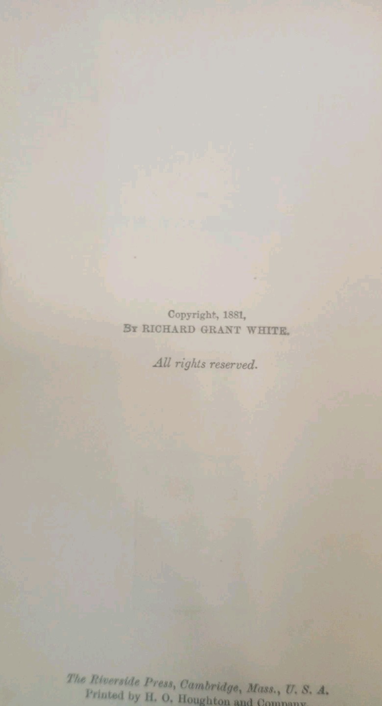 England Without and Within by Richard Grant White-1897 16th Ed-HTF