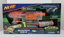 New - Nerf - Ghost Ops Shadow ICS-6 Nerf Gun Blaster N-Strike - Q0069