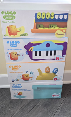 BARELY USED Shifu Plugo Lot Of 4-1 Pads, Plugo Tunes, Plugo Count, Plugo Letters