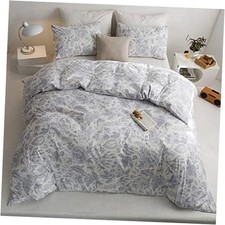 Vintage Flower Duvet Cover Set, 100 Cotton Floral Queen Flower No Comforter 