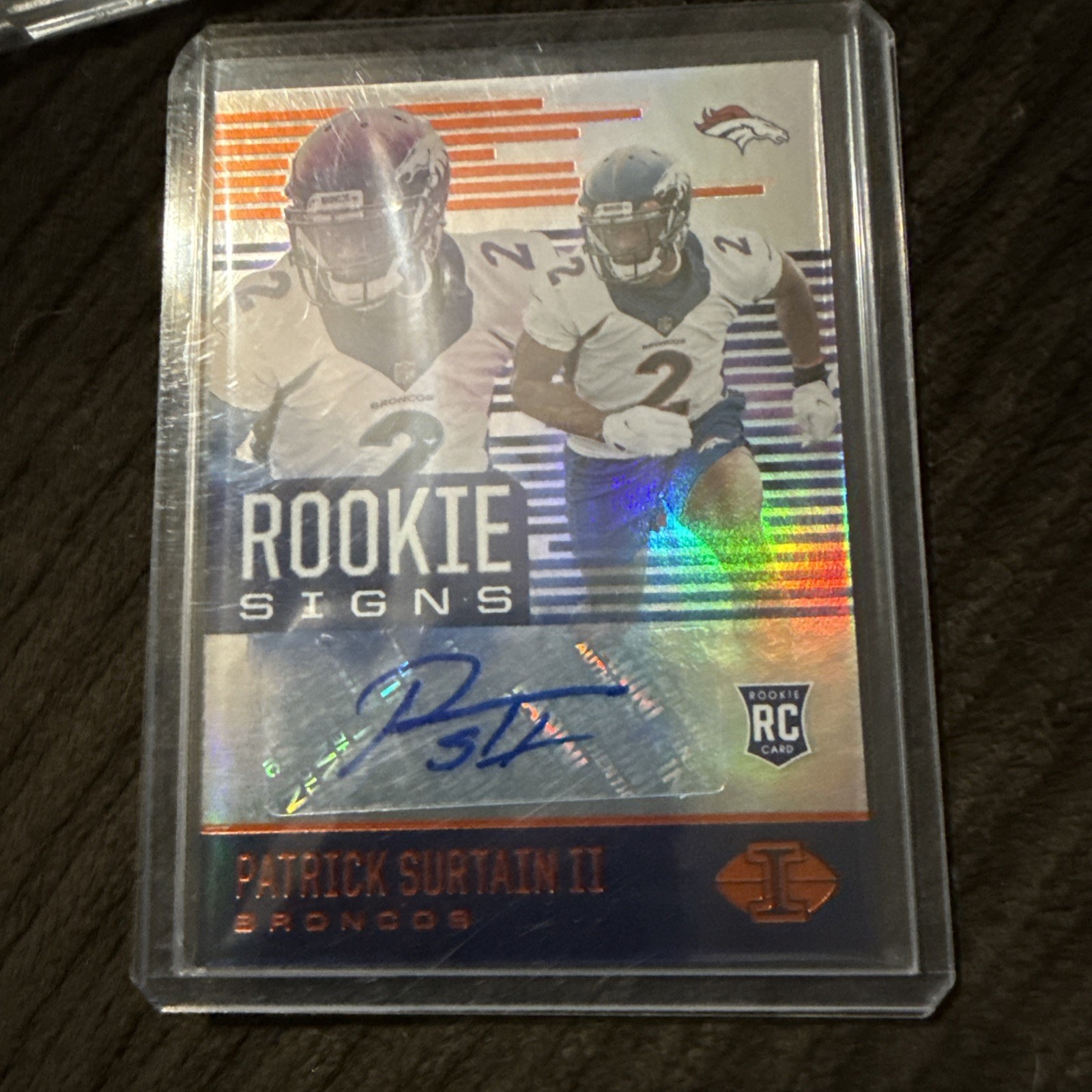 2021 Panini Illusions - Rookie Signs Patrick Surtain II #RS-PS  ( RC), Fant rpa 
