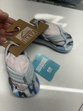 Reef Little Ahi Kids Size 6 Flip Flops With Back Strap