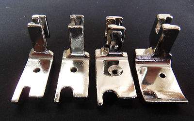 Heimnähmaschine ROHRFUSS x 4 FUSS GRÖSSEN - 1/8, 1/4, 3/8, 3/16 + Nadeln