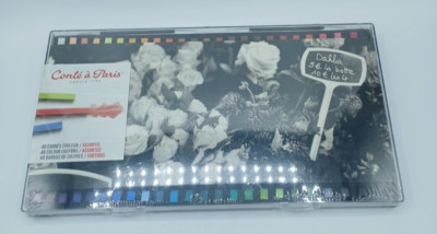 Conté à Paris Colour Carre Buntstifte - 48 verschiedene Farben. S54B