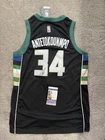 Giannis Antetokounmpo Signed Milwaukee Bucks Jersey NBA MVP Greece JSA COA Proof