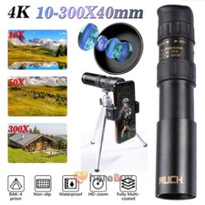 10-300X40mm HD Optical Monocular Hunting Camping Handheld Telescope with Tripod