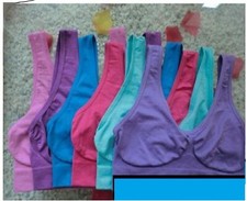 💙Pack of 3 SEAMLESS COMFORT BRA Comfy Shapewear Sports Stretch Top Vest Support