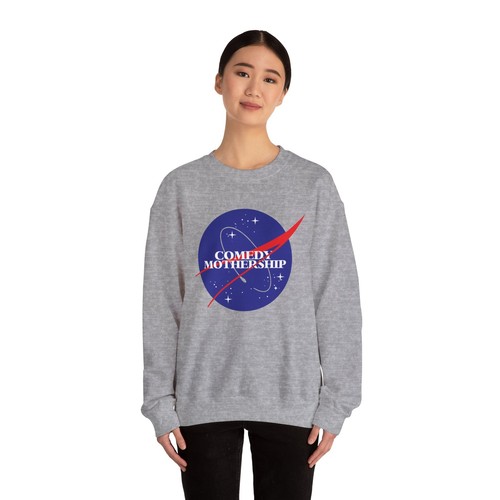 Joe Rogan's Comedy mothership Nasa Logo Unisex Heavy Blend™ Crewneck Sweatshirt - Picture 17 of 25
