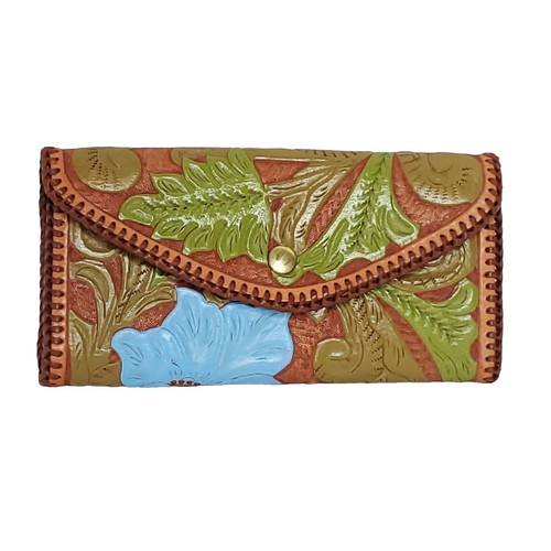 Genune Leather Con Purse wth Key Chan Holder