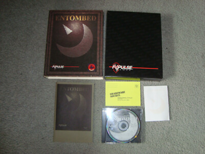 Entombed PC game rare vintage big box windows adventure computer ...
