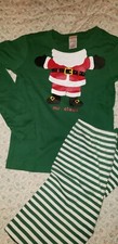 Gymboree Boys Gymmies SANTA Pajama Set Christmas Holiday size 8