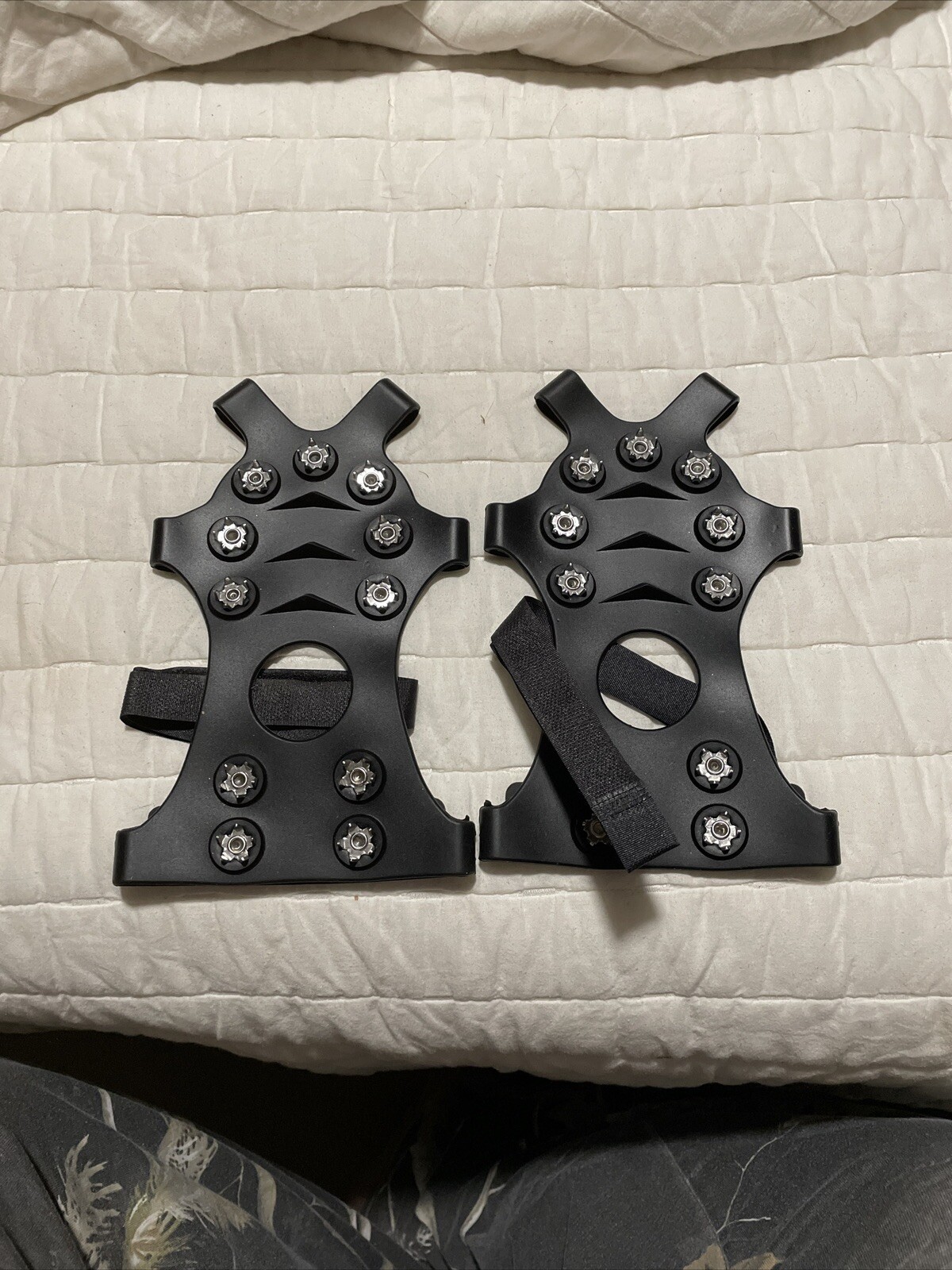 Ice Cleats Snow Traction Cleats Size Medium Anti Slip For Hiking Over