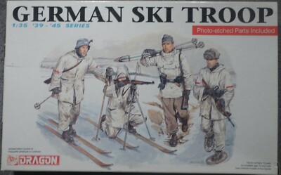 DRAGON    6039   1:35    Deutscher Ski Trupp + OVP  - unbenutzt